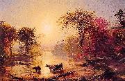 Jasper Francis Cropsey Autumn in America USA oil painting artist